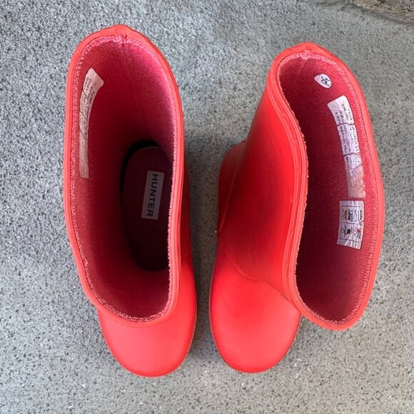 HUNTER Pink Rain Boots Girls 12 US EU 29 First Classic Waterproof Gum Boot Kids - Picture 10 of 11